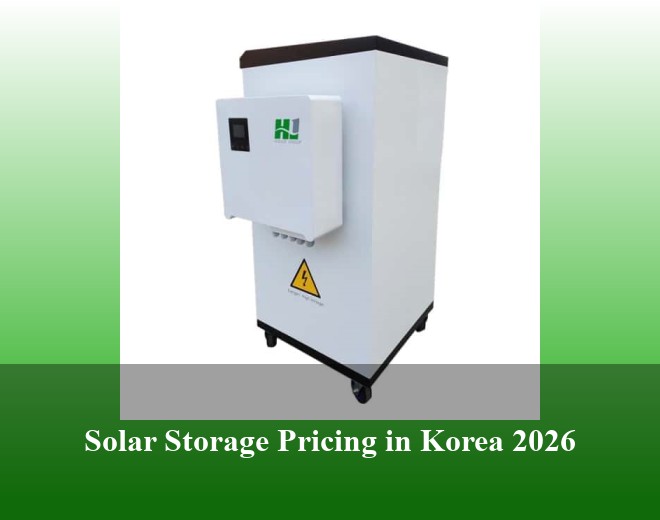 Solar Storage Pricing in Korea 2026